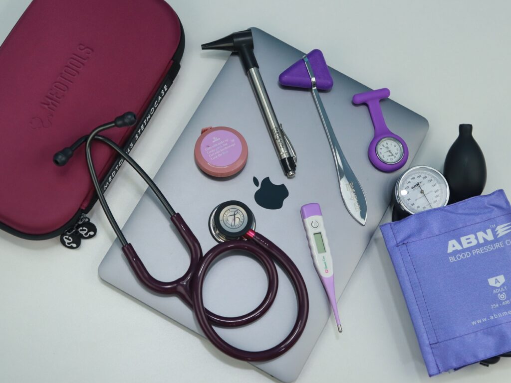 Healthcare services and medical equipment for patient care and health monitoring